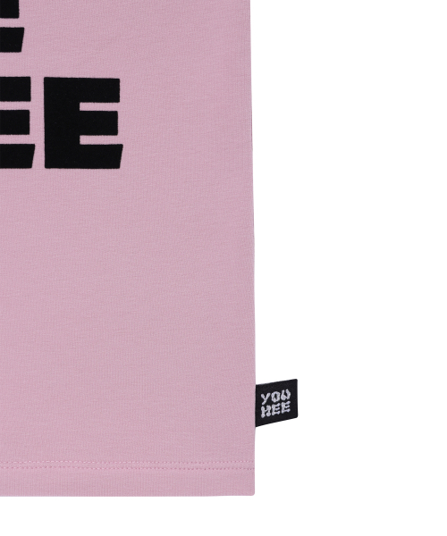 YOUHEE(ユヒ)の「LETTERING T-SHIRT PINK(Tシャツ/カットソー・レディース・その他・FREE)」の7枚目の写真