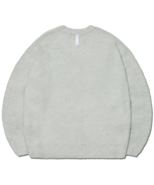 NOMANUAL（NOMANUAL）の「FUZZ HAIRY KNIT - SEAFOAM（ニット/セーター・レディース・その他・LARGE/X-LARGE/SMALL/MEDIUM）」の2枚目の写真