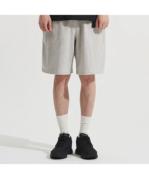 XERO（ゼロ）の「ベルト付きスウェットショーツ【4色】（その他パンツ・メンズ・グレー/ブラック/チャコール/ライトグレー・LARGE/MEDIUM）」の2枚目の写真