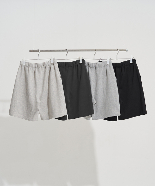 XERO（ゼロ）の「ベルト付きスウェットショーツ【4色】（その他パンツ・メンズ・グレー/ブラック/チャコール/ライトグレー・LARGE/MEDIUM）」の6枚目の写真
