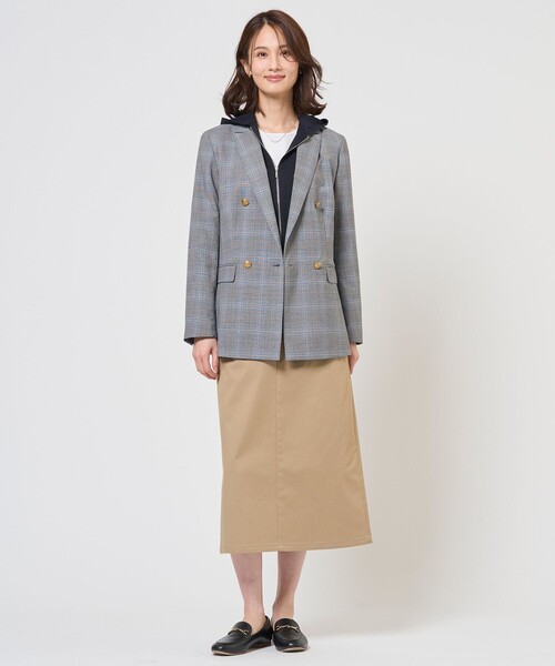 J.PRESS Ladies(J.プレス レディス)の「チノストレッチ ナロー スカート(スカート・レディース・ベージュ系/ネイビー系・S/XS)」の10枚目の写真