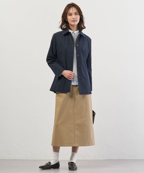 J.PRESS Ladies(J.プレス レディス)の「チノストレッチ ナロー スカート(スカート・レディース・ベージュ系/ネイビー系・S/XS)」の13枚目の写真