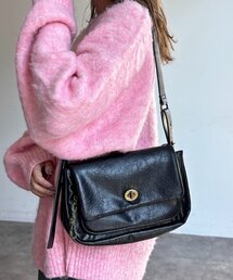 CPCM | ターンロックダブルベルトレザーバッグ(トートバッグ)