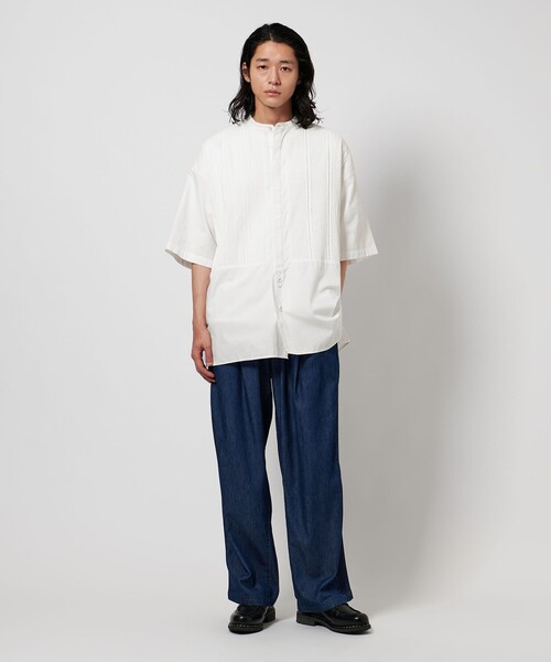 Pheeta（フィータ）の「＜Pheeta＞Trinity ハーフスリーブ シャツ -UNISEX-/014CUN-SH21（シャツ/ブラウス・レディース・ブラック/ホワイト・2/1）」の7枚目の写真