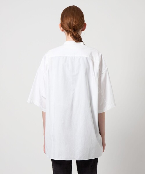 Pheeta（フィータ）の「＜Pheeta＞Trinity ハーフスリーブ シャツ -UNISEX-/014CUN-SH21（シャツ/ブラウス・レディース・ブラック/ホワイト・2/1）」の17枚目の写真