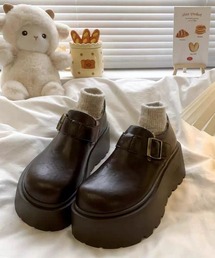 Ritzy | モコモコ裏ボア厚底 ローファー(ローファー)