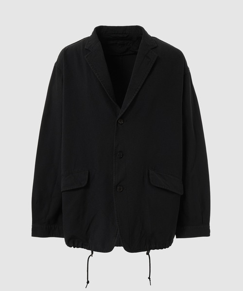COMME des GARCONS HOMME(コム デ ギャルソン・オム)の「POLYESTER GARMENT-DYED CLASSIC JACKET(テーラードジャケット・メンズ・ブラック・XS/S/M/L)」の1枚目の写真