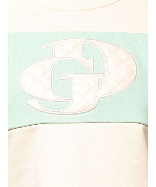 GYDA（ジェイダ）の「GD fake leather patch shortトップス（Tシャツ/カットソー・レディース・オフホワイト/ピンク/ミント・FREE）」の21枚目の写真