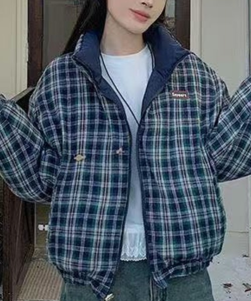 Achic（アシック）の「リバーシブルブルゾン（ブルゾン・レディース・レッド/ブルー・M）」の16枚目の写真