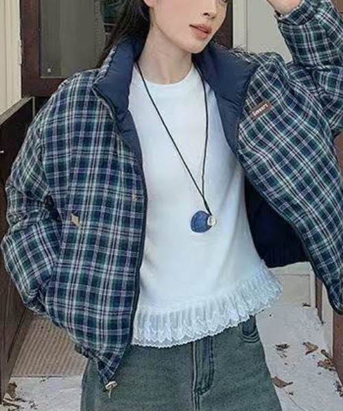 Achic（アシック）の「リバーシブルブルゾン（ブルゾン・レディース・レッド/ブルー・M）」の17枚目の写真