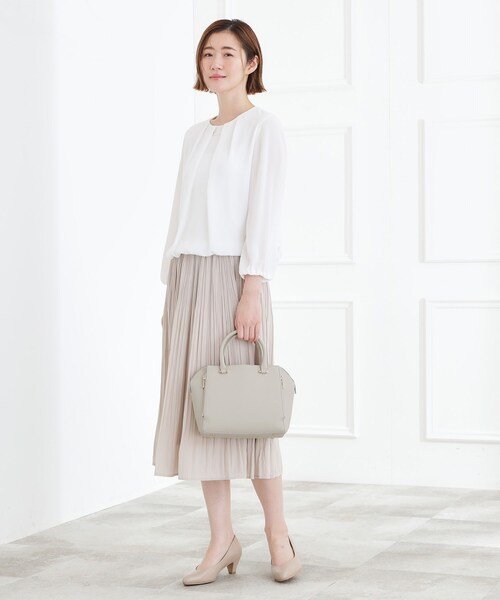 grove（グローブ）の「【人間工学】タテZipバーハンドル2WAYトート（トートバッグ・レディース・ブラック/サックスブルー/ライトグレー・00）」の7枚目の写真