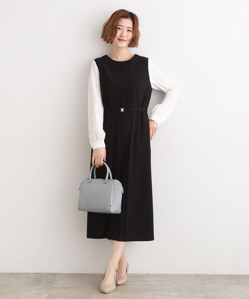 grove（グローブ）の「【人間工学】タテZipバーハンドル2WAYトート（トートバッグ・レディース・ブラック/サックスブルー/ライトグレー・00）」の12枚目の写真