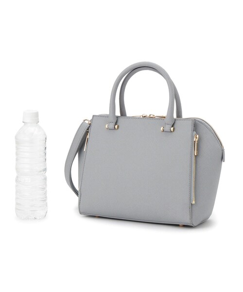 grove（グローブ）の「【人間工学】タテZipバーハンドル2WAYトート（トートバッグ・レディース・ブラック/サックスブルー/ライトグレー・00）」の13枚目の写真