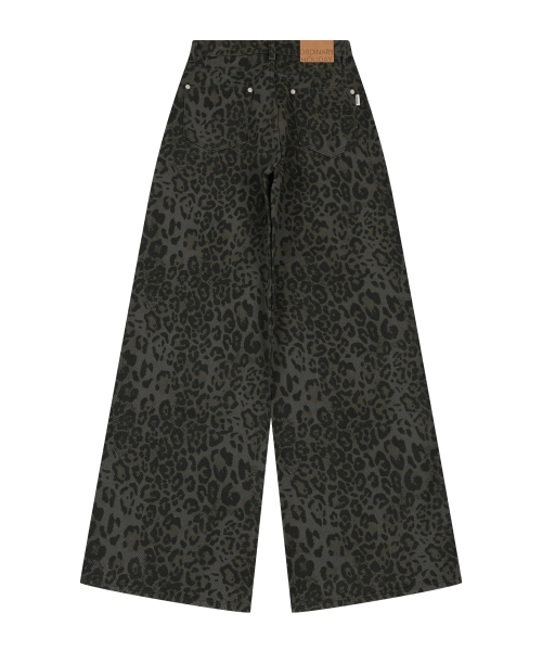 ORDINARY HOLIDAY（オーディナリー ホリデー）の「LEOPARD WIDE PANTS [KHAKI]（その他パンツ・レディース・その他・SMALL/MEDIUM）」の3枚目の写真