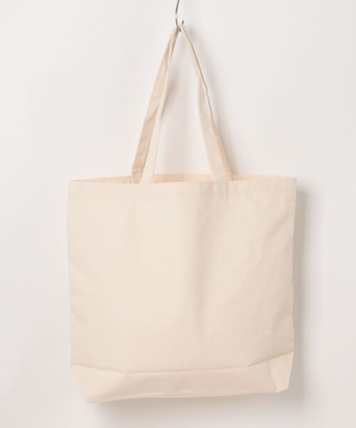 BIRDWELL(バードウェル)の「【BIRDWELL/バードウェル】License Plate Canvas Tote - Bone MADE IN USA キャンバストートバッグ A4収納可 ブランドロゴプリント(トートバッグ・メンズ・アイボリー・FREE)」の3枚目の写真