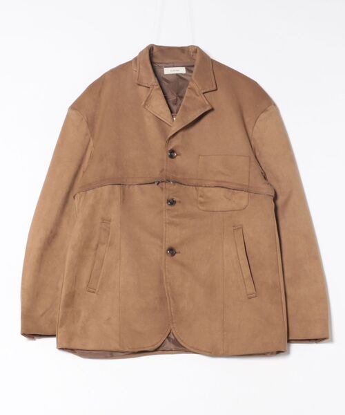 THE LETTERS CORDUROY CHESTERFIELD COAT BROWN サイズS FW17-LJ002B