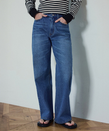 W/リラックスドキャットウォッシュデニムパンツ_Blue(WC25-PT02)
