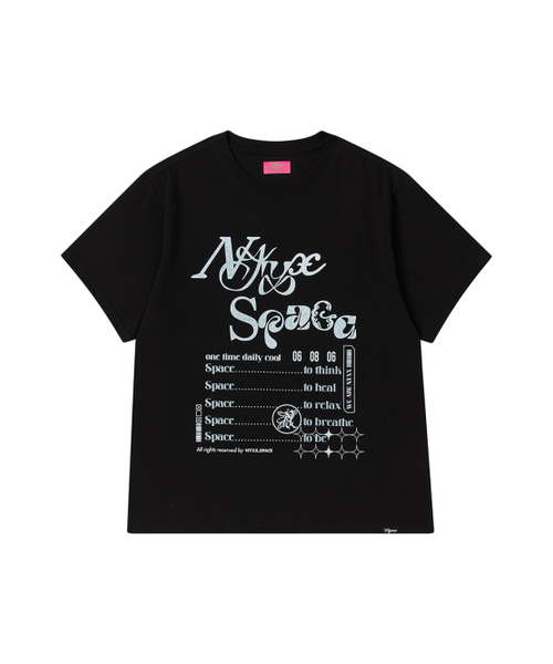 NYXX（エヌワイエックスエックス）の「NYX SPACE SCRIPT TEE BLACK（Tシャツ/カットソー・レディース・その他・SMALL/MEDIUM）」の2枚目の写真