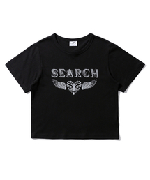 エンジェルロゴクロップTシャツブラック