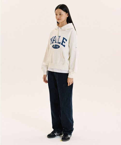 YALE（イェール）の「ツートンアーチクロップフード_アイボリー（パーカー・レディース・その他・SMALL/MEDIUM）」の7枚目の写真