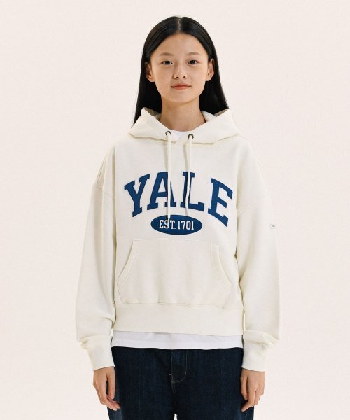 YALE（イェール）の「ツートンアーチクロップフード_アイボリー（パーカー・レディース・その他・SMALL/MEDIUM）」の8枚目の写真