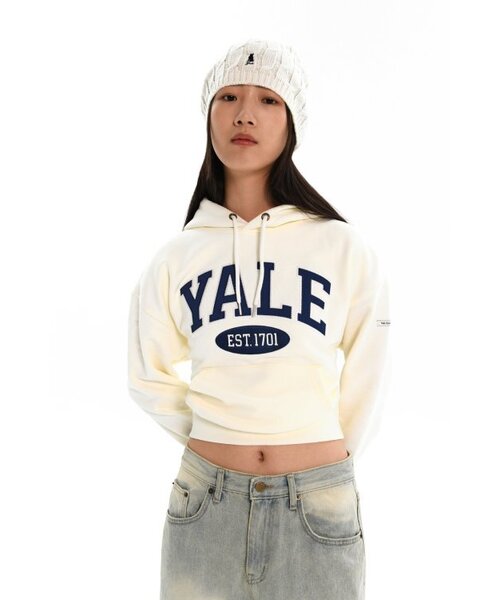 YALE（イェール）の「ツートンアーチクロップフード_アイボリー（パーカー・レディース・その他・SMALL/MEDIUM）」の10枚目の写真