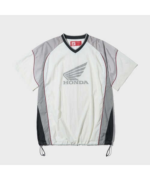 PHYPS MOTORCYCLE(フィップスモーターサイクル)の「スピードトラックナイロンTシャツ アイボリー(Tシャツ/カットソー・レディース・その他・SMALL/MEDIUM/LARGE/XX-LARGE/X-LARGE)」の1枚目の写真
