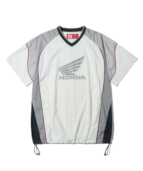PHYPS MOTORCYCLE(フィップスモーターサイクル)の「スピードトラックナイロンTシャツ アイボリー(Tシャツ/カットソー・レディース・その他・SMALL/MEDIUM/LARGE/XX-LARGE/X-LARGE)」の2枚目の写真