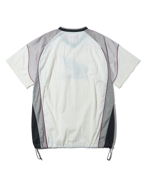 PHYPS MOTORCYCLE(フィップスモーターサイクル)の「スピードトラックナイロンTシャツ アイボリー(Tシャツ/カットソー・レディース・その他・SMALL/MEDIUM/LARGE/XX-LARGE/X-LARGE)」の3枚目の写真