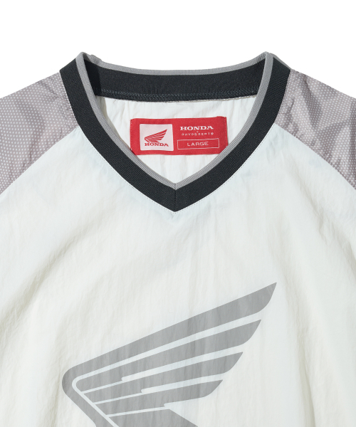PHYPS MOTORCYCLE(フィップスモーターサイクル)の「スピードトラックナイロンTシャツ アイボリー(Tシャツ/カットソー・レディース・その他・SMALL/MEDIUM/LARGE/XX-LARGE/X-LARGE)」の4枚目の写真