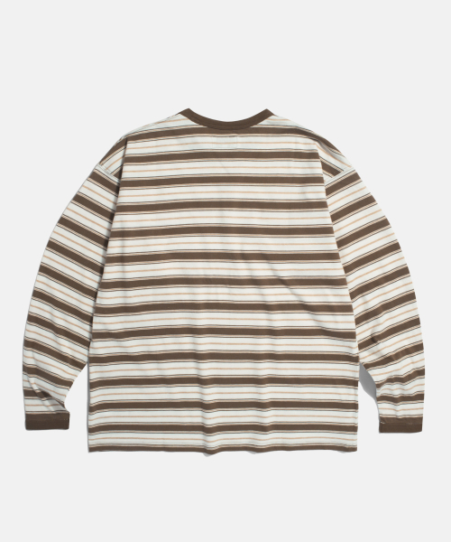 ESPIONAGE（エスピオナジ）の「Multi Border L/S Tee Cocoa（Tシャツ/カットソー・レディース・その他・LARGE/X-LARGE/MEDIUM）」の9枚目の写真