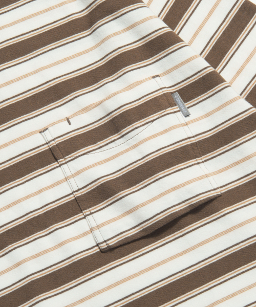 ESPIONAGE（エスピオナジ）の「Multi Border L/S Tee Cocoa（Tシャツ/カットソー・レディース・その他・LARGE/X-LARGE/MEDIUM）」の2枚目の写真