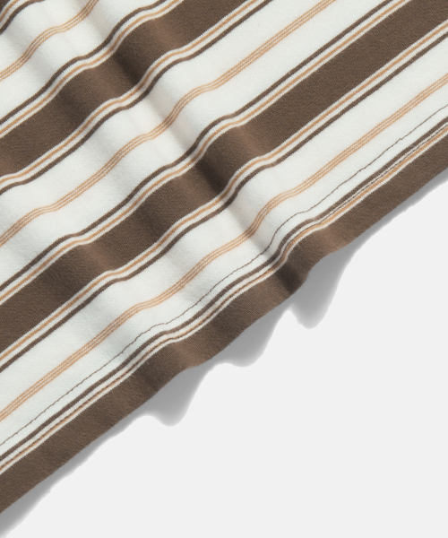 ESPIONAGE（エスピオナジ）の「Multi Border L/S Tee Cocoa（Tシャツ/カットソー・レディース・その他・LARGE/X-LARGE/MEDIUM）」の4枚目の写真