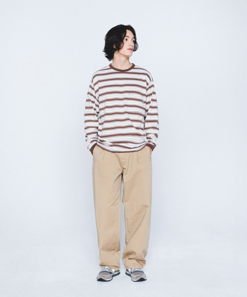 ESPIONAGE（エスピオナジ）の「Multi Border L/S Tee Cocoa（Tシャツ/カットソー・レディース・その他・LARGE/X-LARGE/MEDIUM）」の8枚目の写真