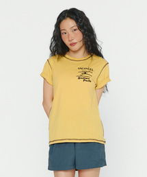 OOMPAA（ウンパ）の「イエローバカンスステッチ半袖Tシャツ（Tシャツ/カットソー）」