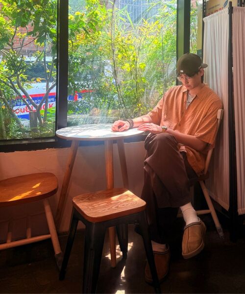 MALEN(マレン)の「ユニセックスループバルーンパンツブラウン(その他パンツ・メンズ・その他・MEDIUM/X-LARGE)」の16枚目の写真