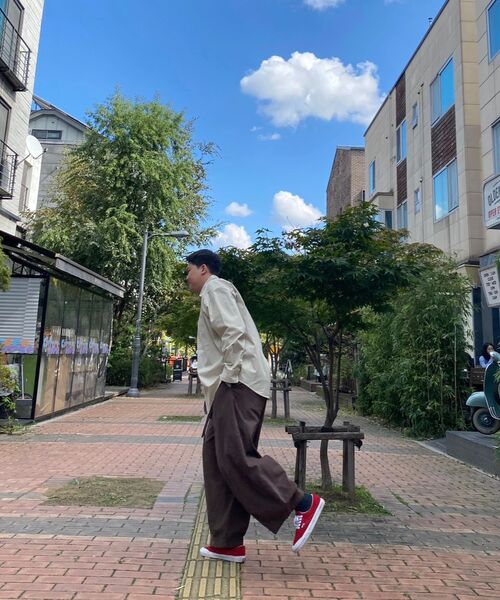 MALEN(マレン)の「ユニセックスループバルーンパンツブラウン(その他パンツ・メンズ・その他・MEDIUM/X-LARGE)」の8枚目の写真