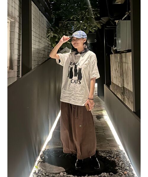 MALEN(マレン)の「ユニセックスループバルーンパンツブラウン(その他パンツ・メンズ・その他・MEDIUM/X-LARGE)」の4枚目の写真