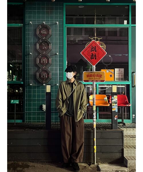 MALEN(マレン)の「ユニセックスループバルーンパンツブラウン(その他パンツ・メンズ・その他・MEDIUM/X-LARGE)」の3枚目の写真