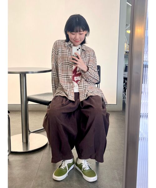 MALEN(マレン)の「ユニセックスループバルーンパンツブラウン(その他パンツ・メンズ・その他・MEDIUM/X-LARGE)」の2枚目の写真