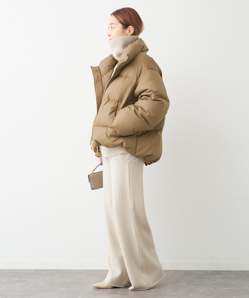 Deuxieme Classe(ドゥーズィエムクラス)の「HYGGE ダウンコート(ダウンジャケット/コート・レディース・カーキ/ブラック・FREE)」の19枚目の写真