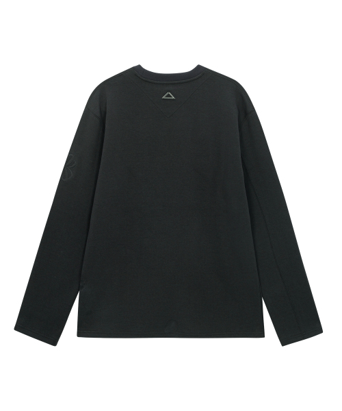 UNGIMMICK(アンジミック)の「DIAGONAL SEAM LONG SLEEVE T-SHIRT (DEEP GRAY)(Tシャツ/カットソー・メンズ・その他・MEDIUM/LARGE)」の2枚目の写真