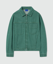 DECET（デケト）の「Denim Zip Jacket DCJK002Green（デニムジャケット）」