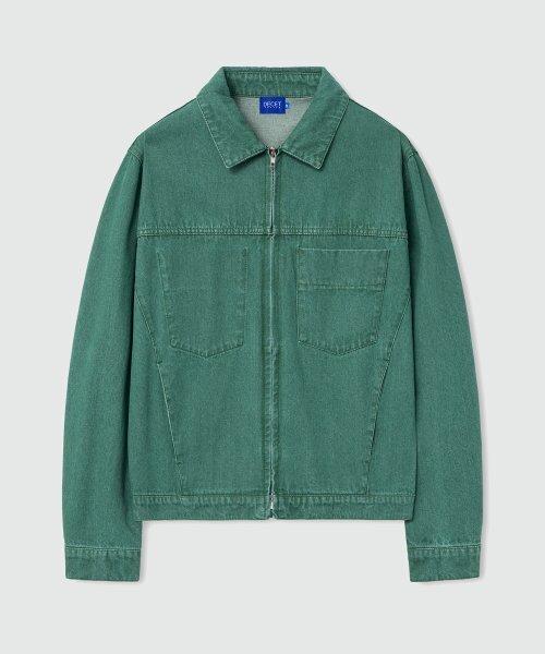 DECET(デケト)の「Denim Zip Jacket DCJK002Green(デニムジャケット・レディース・その他・SMALL/MEDIUM/LARGE)」の10枚目の写真