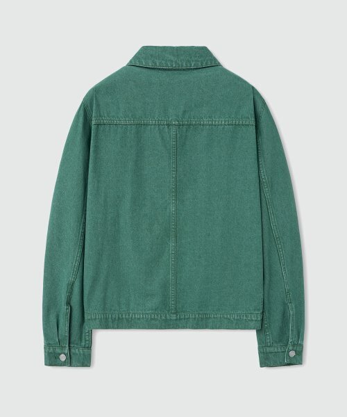 DECET(デケト)の「Denim Zip Jacket DCJK002Green(デニムジャケット・レディース・その他・SMALL/MEDIUM/LARGE)」の11枚目の写真