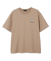 CHI CHI オーバーサイズ 半袖Tシャツ (VNDTS243) ベージュ/ブラック