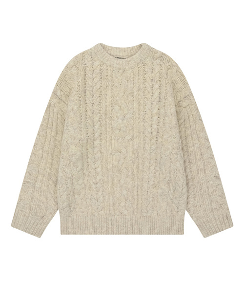 THE GREATEST(ザ グレイテスト)の「Cable Knit Ivory(ニット/セーター・レディース・その他・FREE)」の2枚目の写真