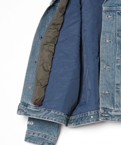 AAPE BY A BATHING APE（エーエイプバイアベイシングエイプ）の「AAPE DENIM JACKET(detachable)（デニムジャケット・メンズ・ライトブルー・MEDIUM/LARGE/SMALL/X-LARGE）」の9枚目の写真