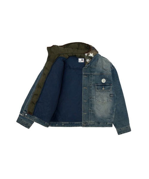 AAPE BY A BATHING APE（エーエイプバイアベイシングエイプ）の「AAPE DENIM JACKET(detachable)（デニムジャケット・メンズ・ライトブルー・MEDIUM/LARGE/SMALL/X-LARGE）」の4枚目の写真