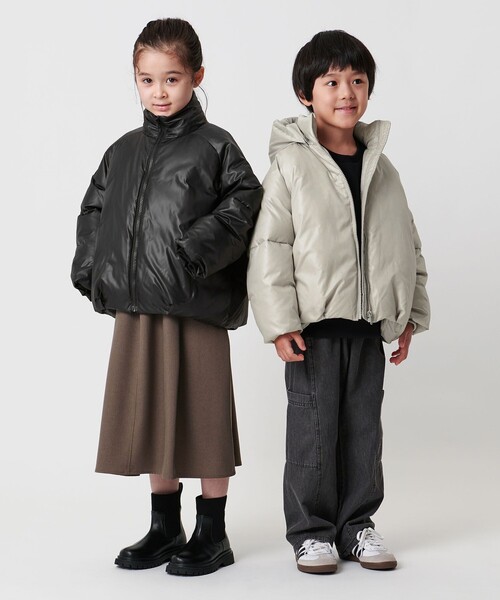 MARW UNITED ARROWS＞コクーン ダウンジャケット KIDS 撥水（ダウン